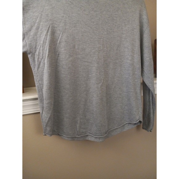Rachel Zoe Womens Grey Blessed Woven In Long Sleeve Sweater Size Xl - Picture 6 of 9
